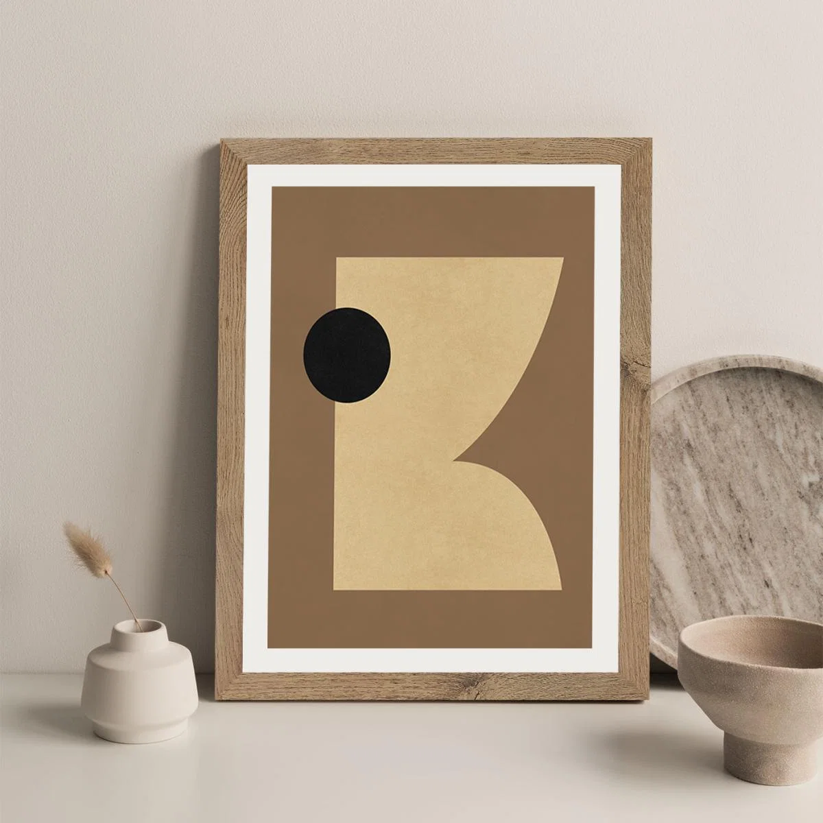 Forme Art Print Oak Frame – image 8