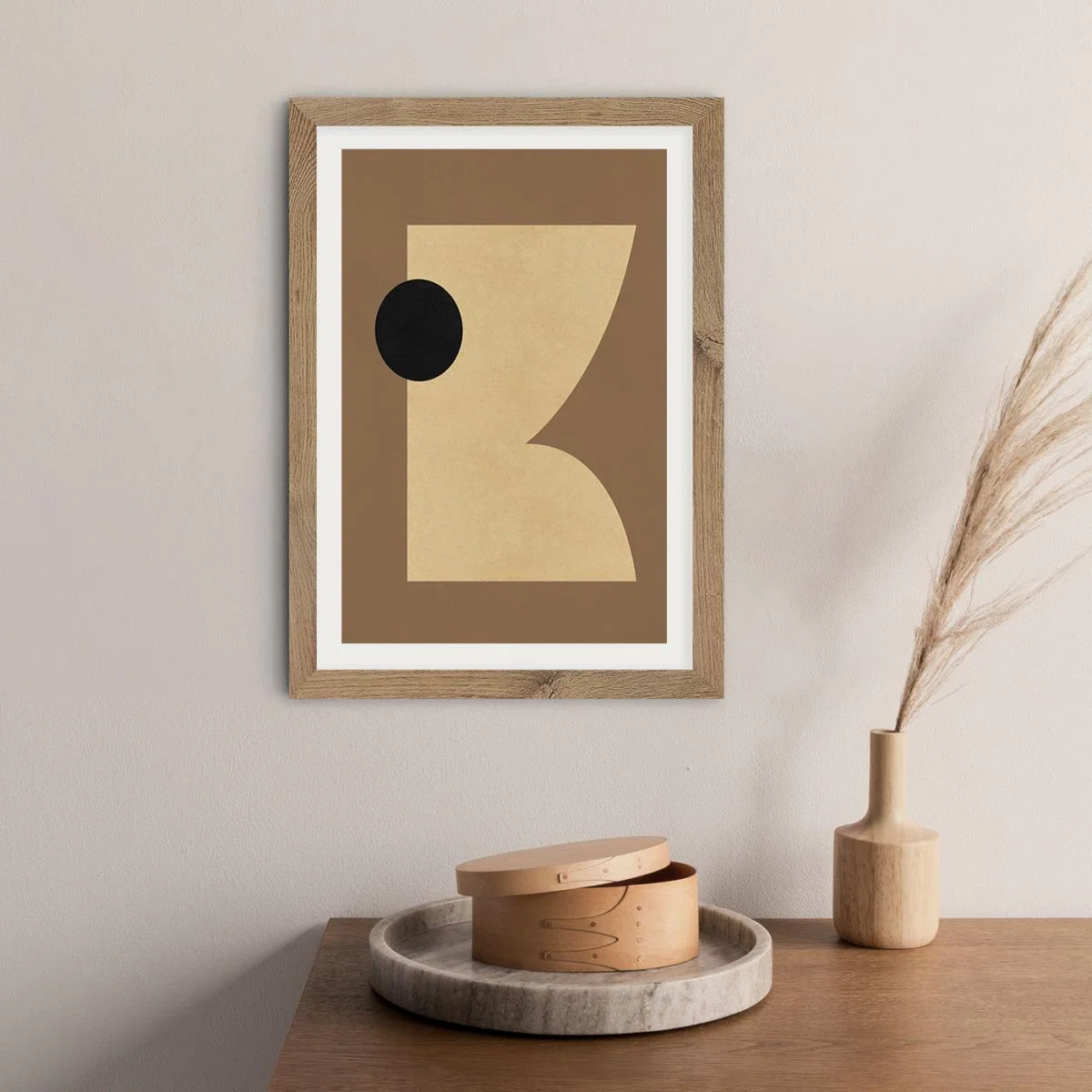 Forme Art Print Oak Frame – image 9