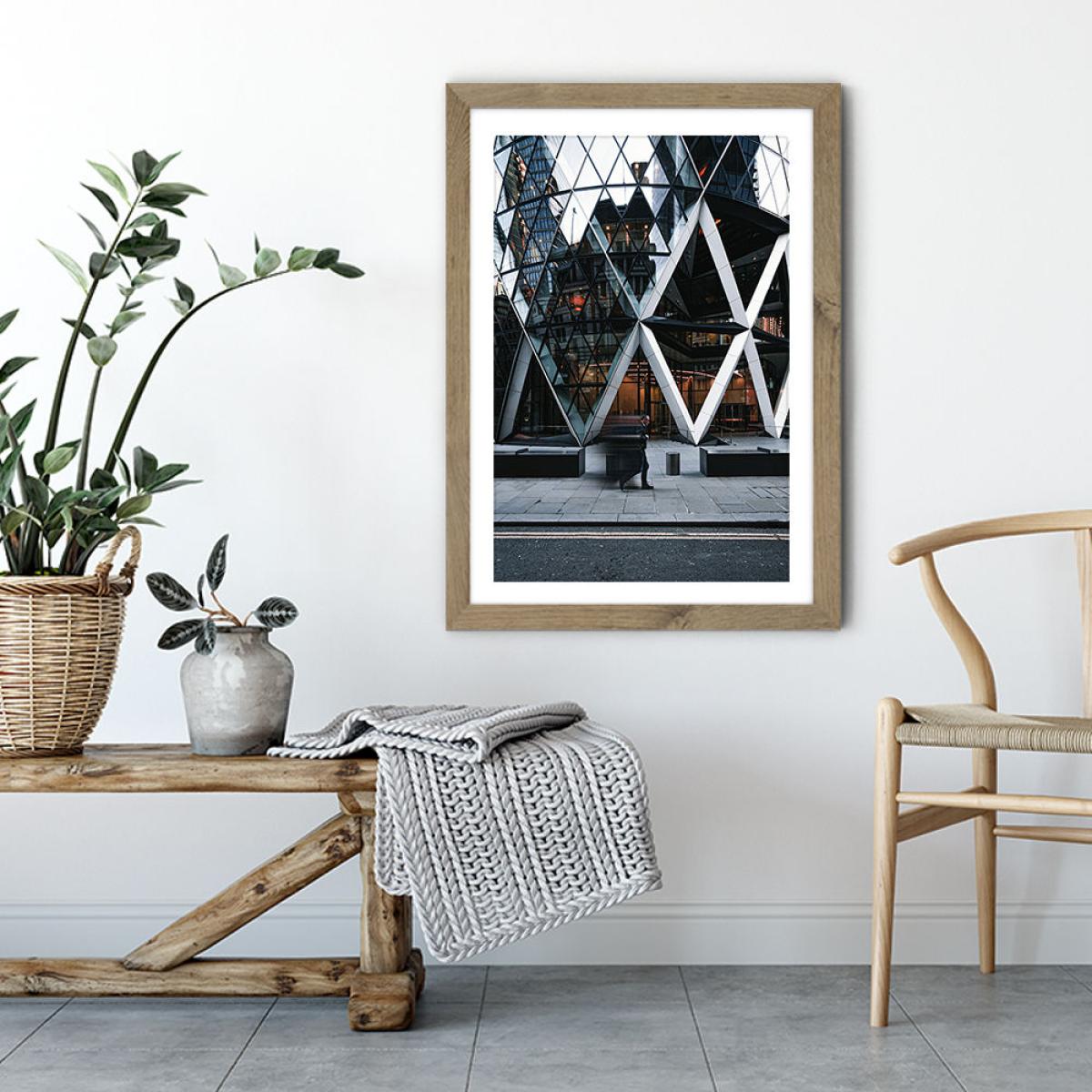 Blurr Art Print Oak Frame – image 2