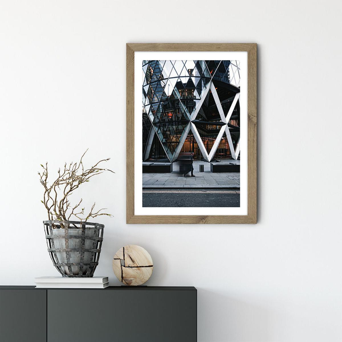 Blurr Art Print Oak Frame – image 3