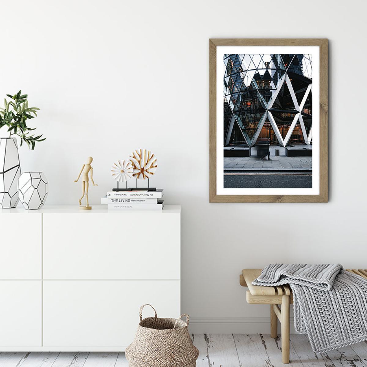 Blurr Art Print Oak Frame – image 4