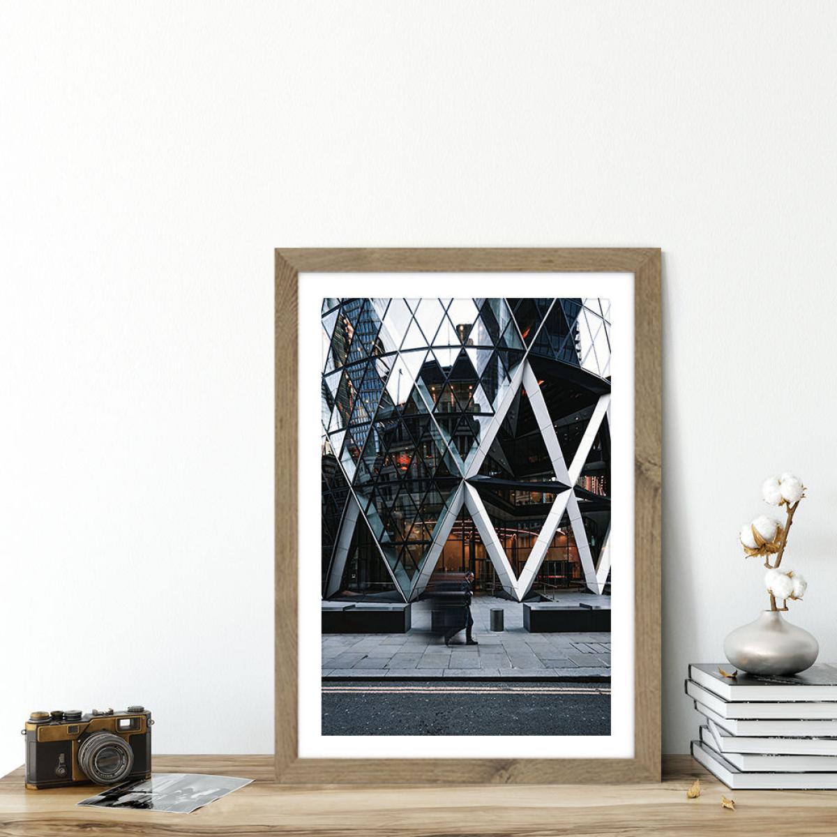 Blurr Art Print Oak Frame – image 5