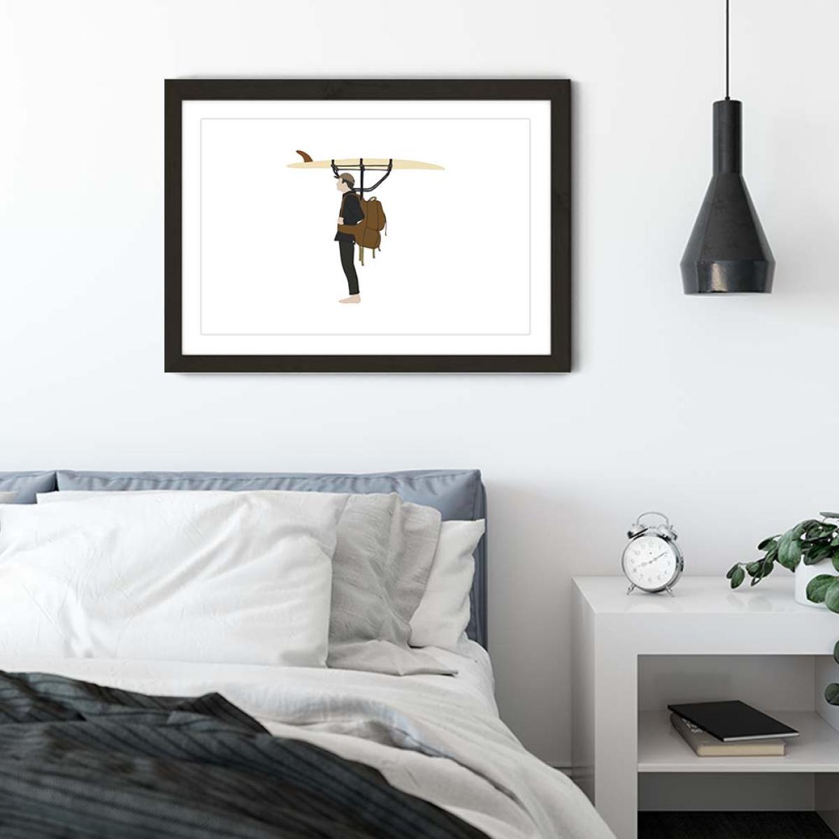 Self Sufficient Art Print Black Frame – image 4