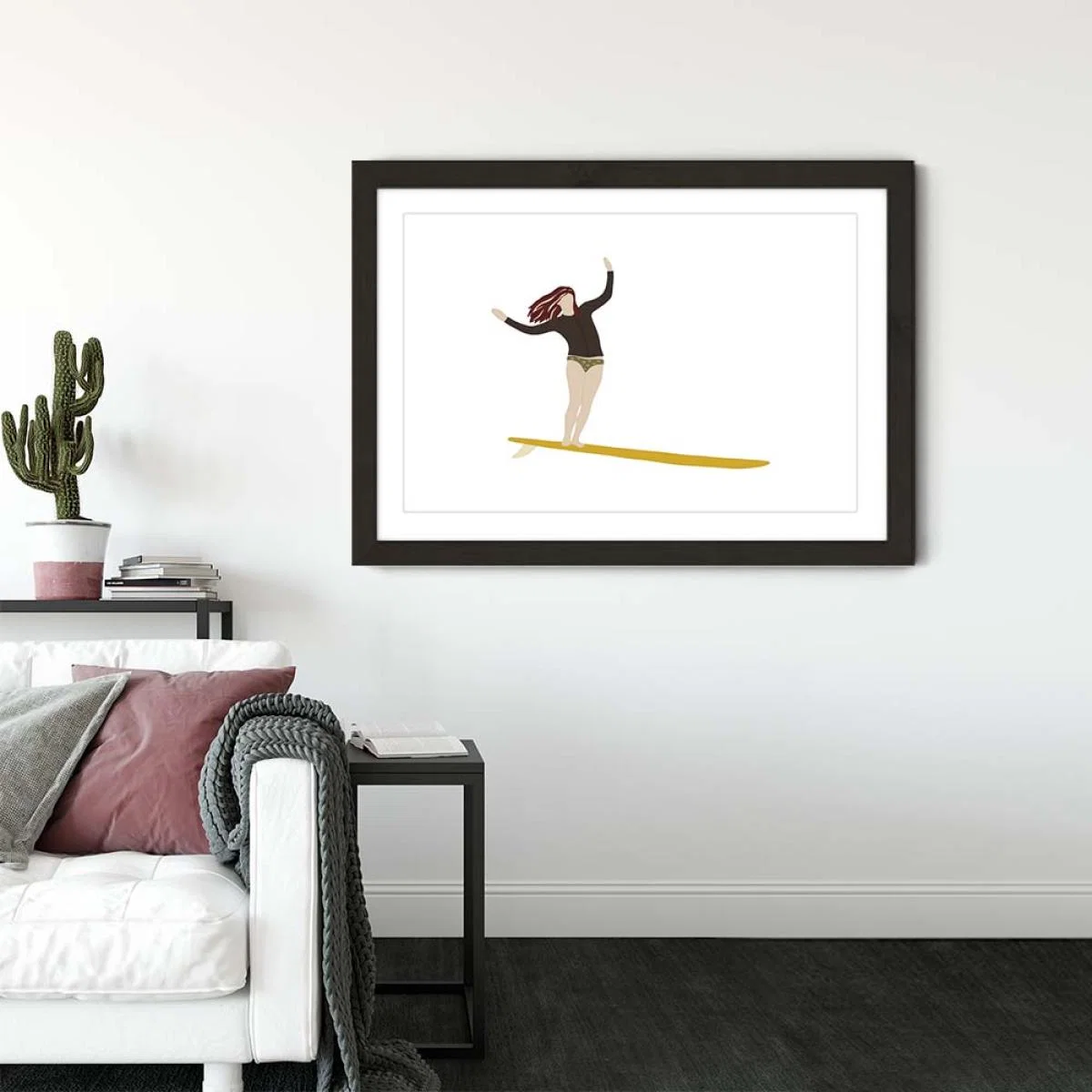 Seas Art Print Black Frame – image 2