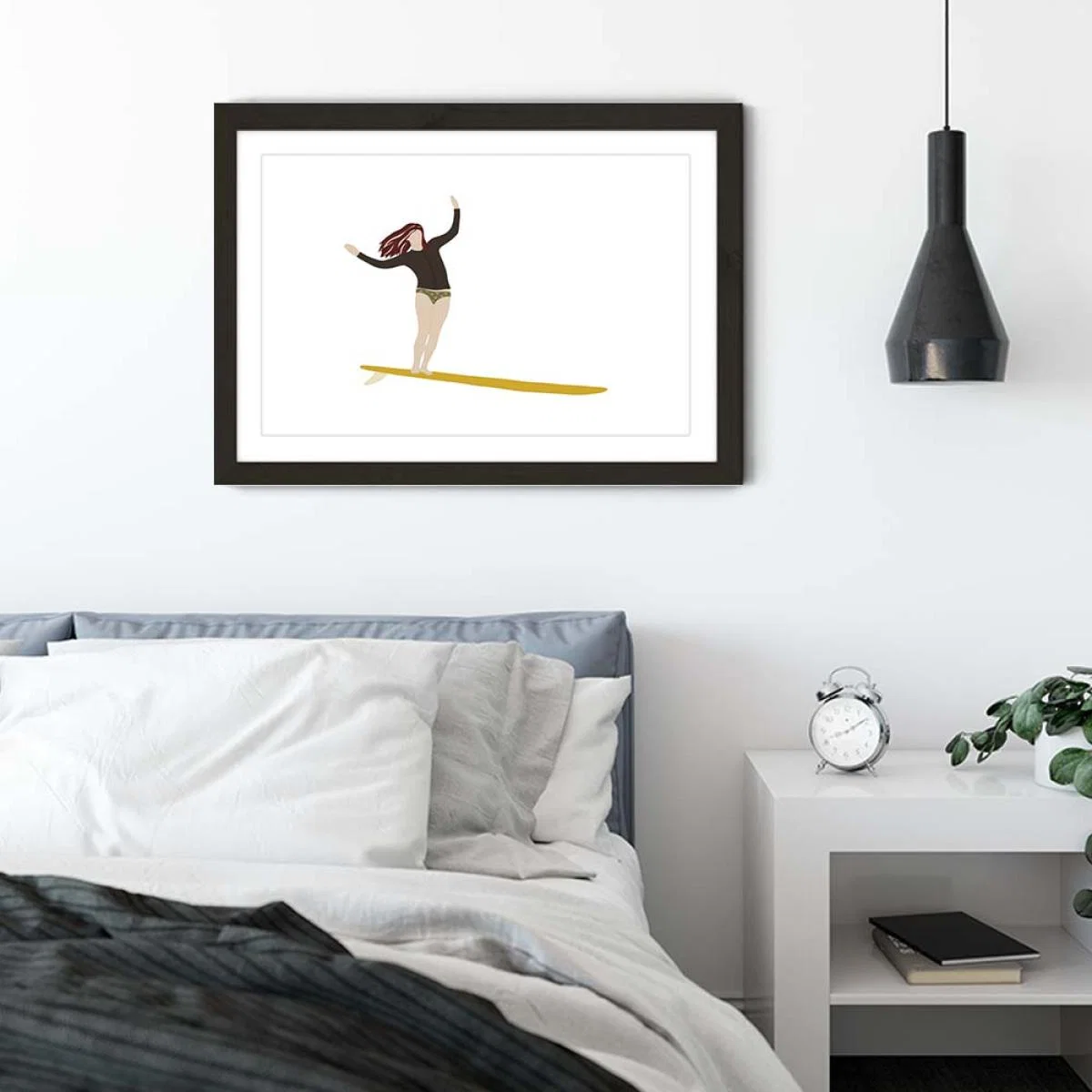 Seas Art Print Black Frame – image 3