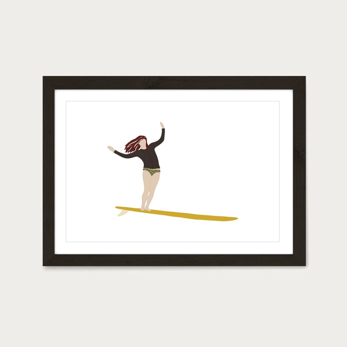 Seas Art Print Black Frame – image 1