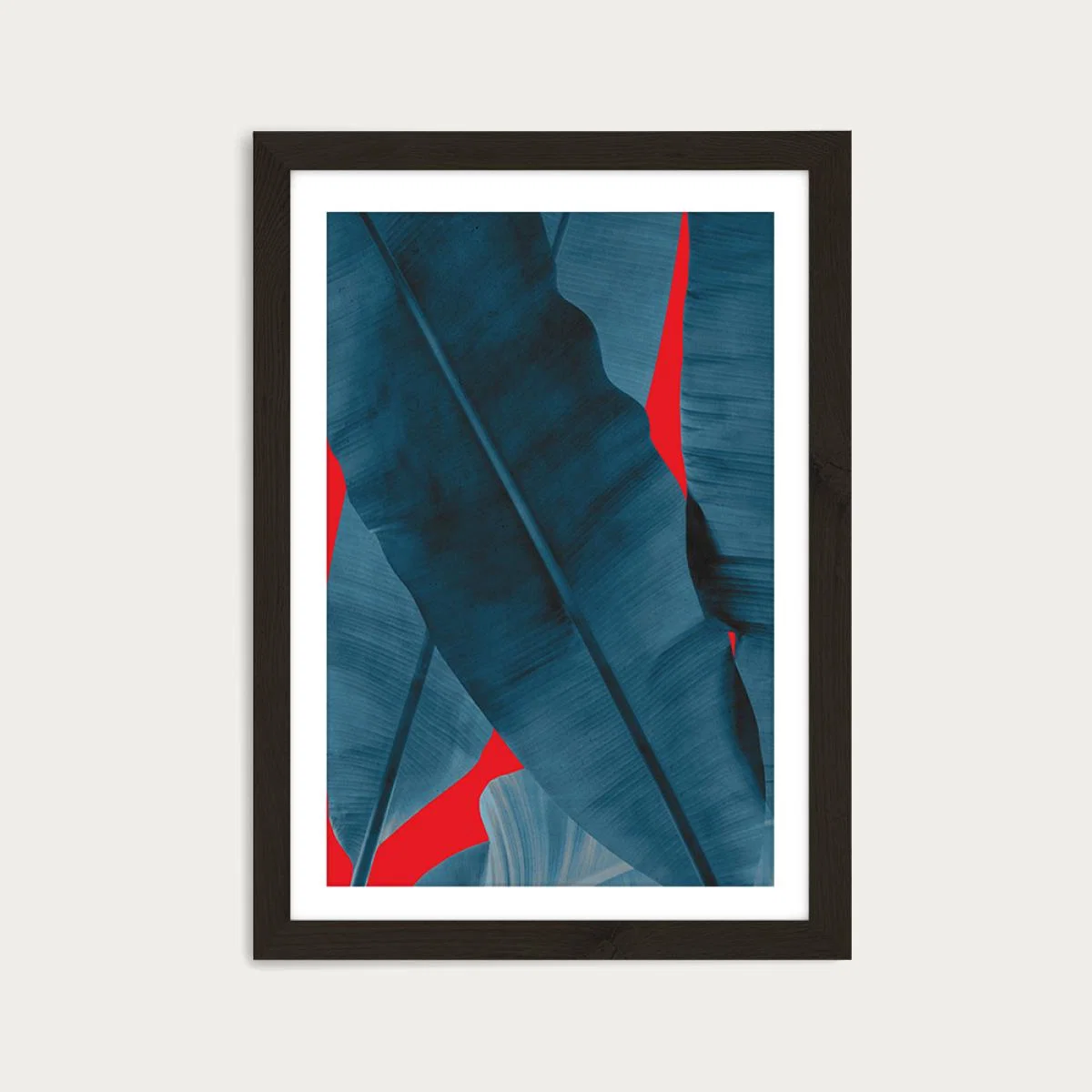 Tropical No. 3 Art Print Black Frame