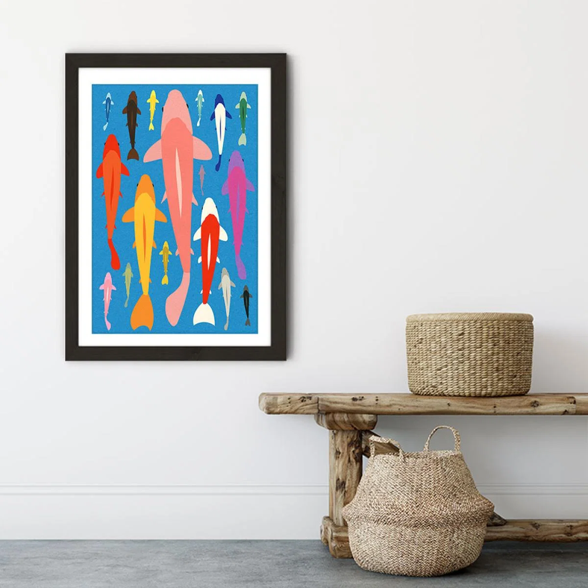 Koi Gang Art Print Black Frame – image 6