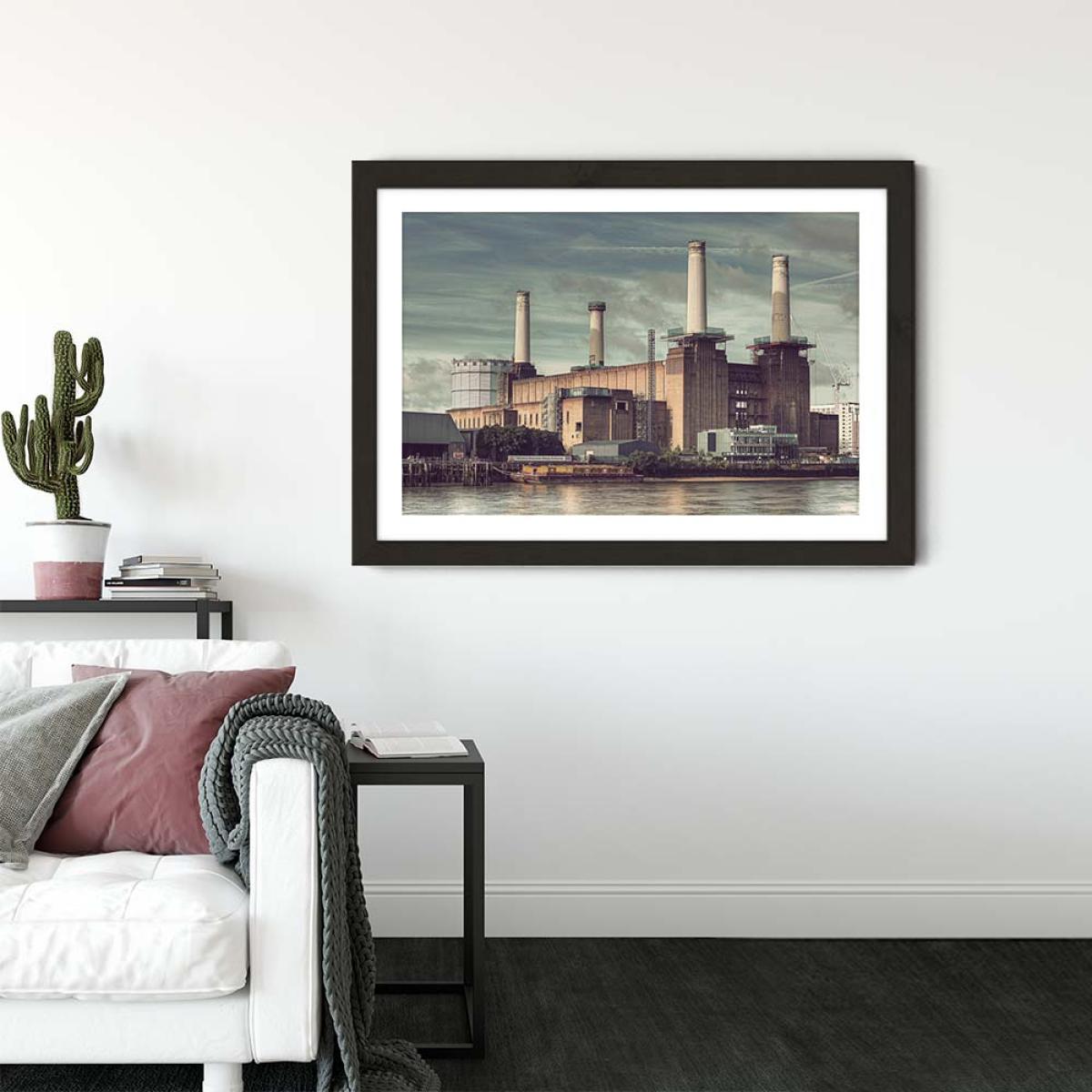 Battersea 01 Art Print Black Frame – image 2
