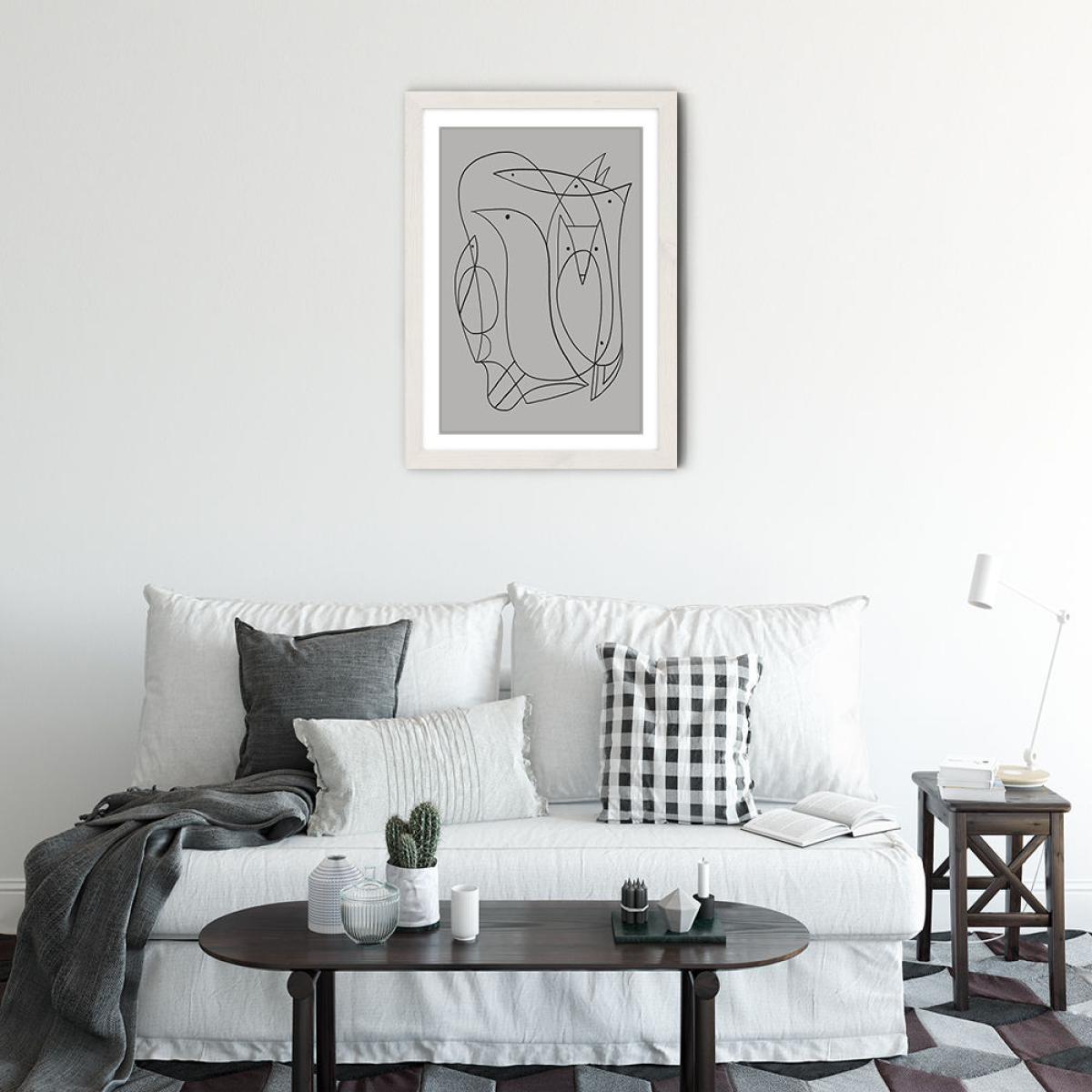 Daily II Art Print White Frame – image 2