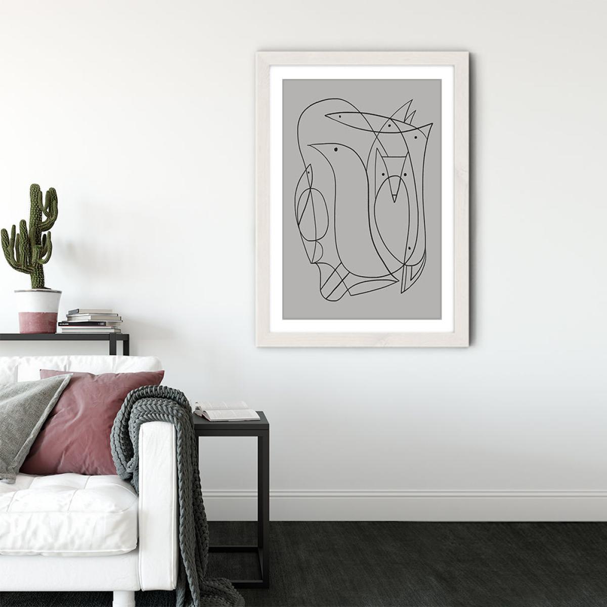 Daily II Art Print White Frame – image 3