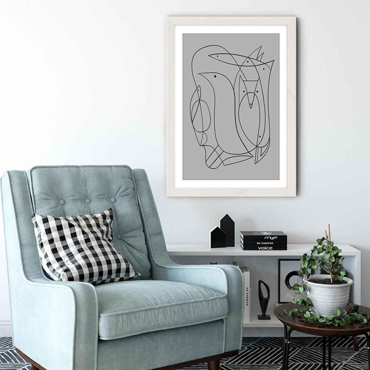 Daily II Art Print White Frame – image 4