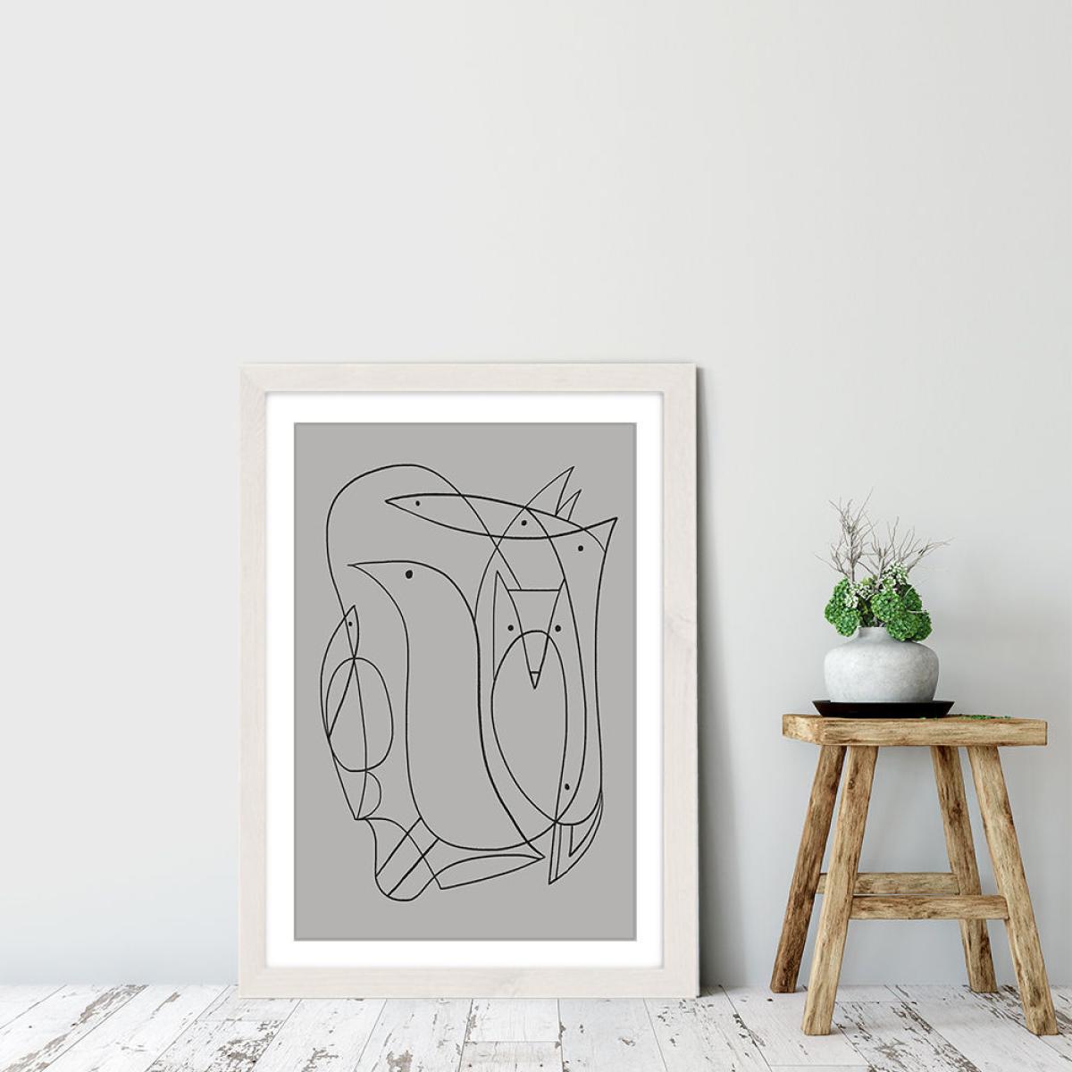 Daily II Art Print White Frame – image 6