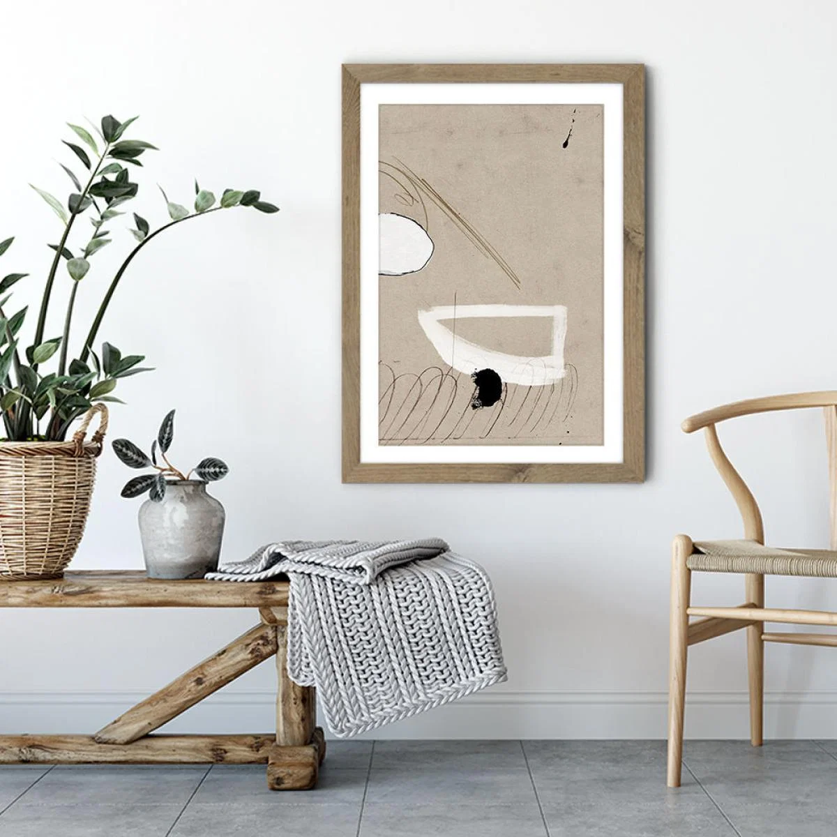 Regenerate II Art Print Oak Frame – image 5