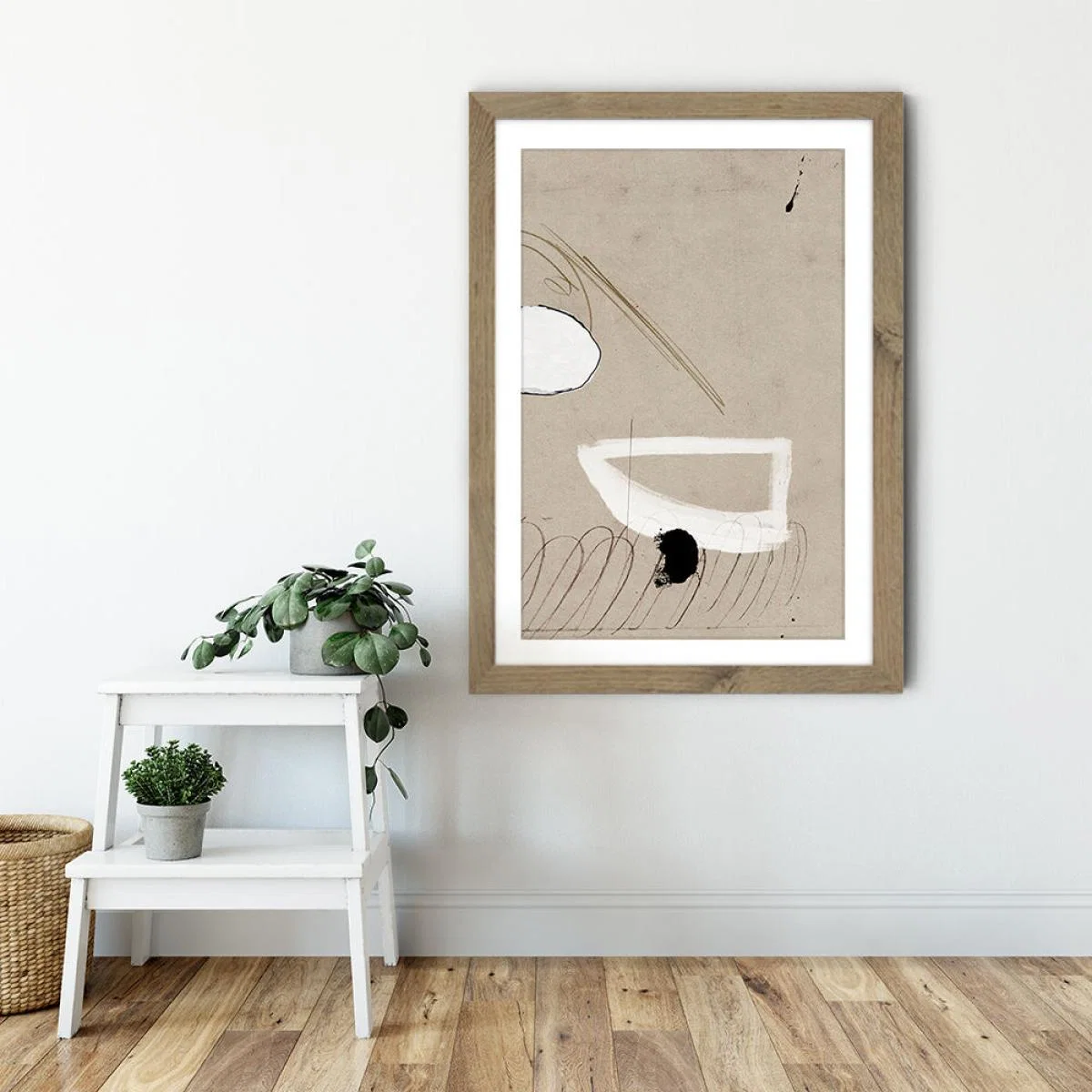 Regenerate II Art Print Oak Frame – image 6