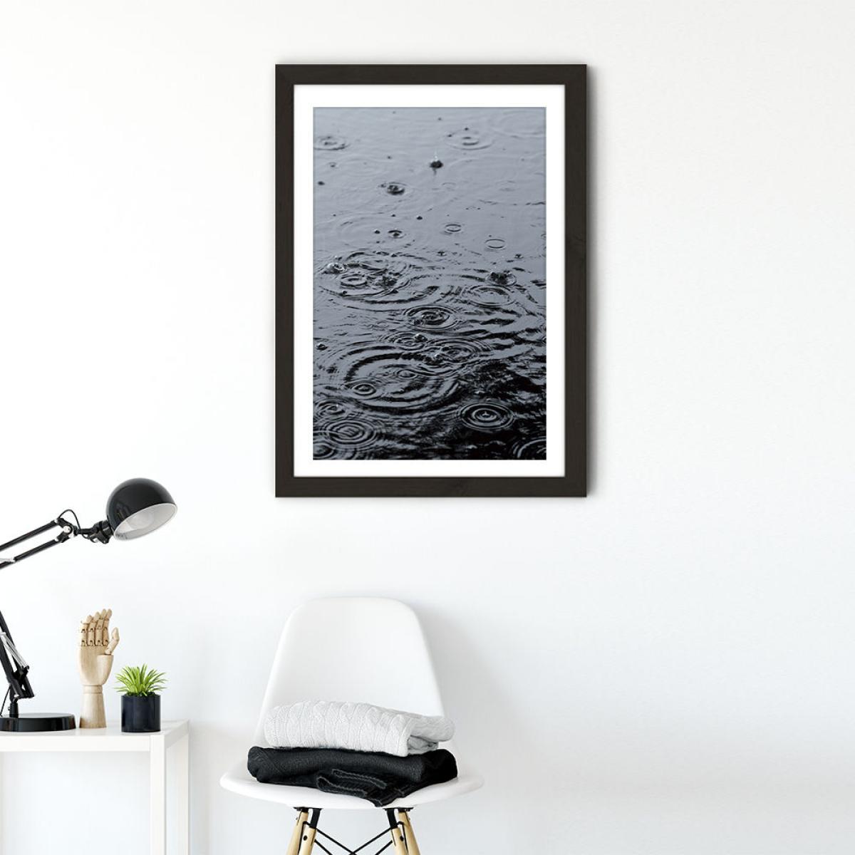 Summer Rain Art Print Black Frame – image 2