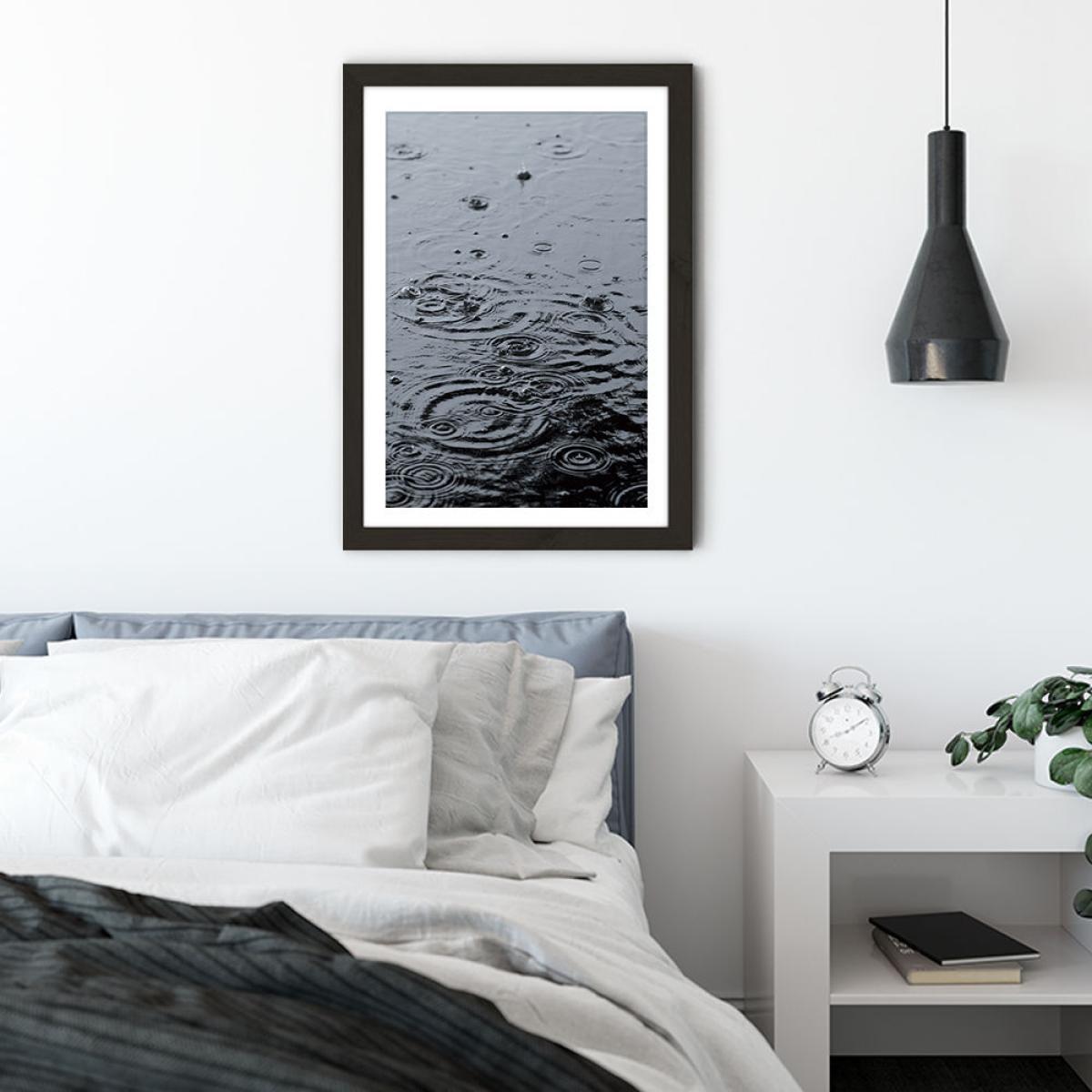 Summer Rain Art Print Black Frame – image 4