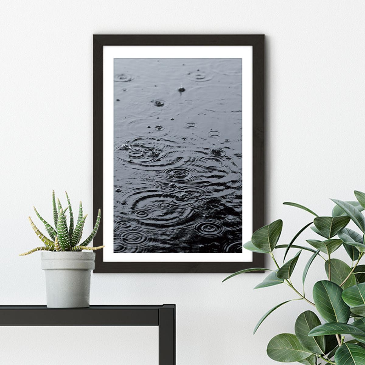 Summer Rain Art Print Black Frame – image 5