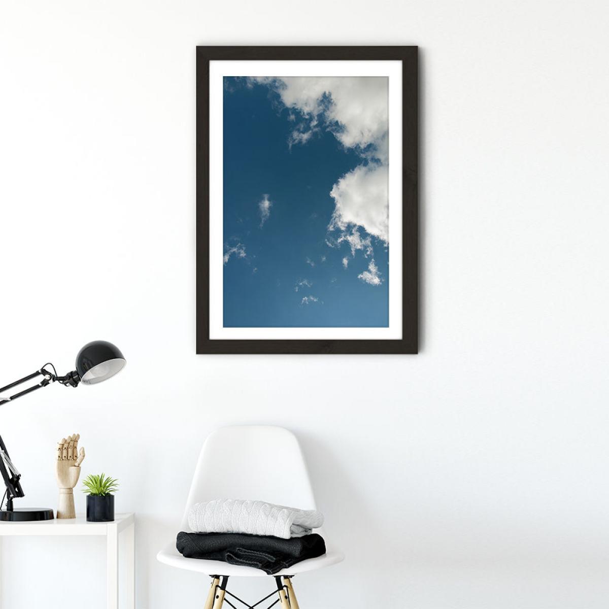 Sky Diving Art Print Black Frame – image 3