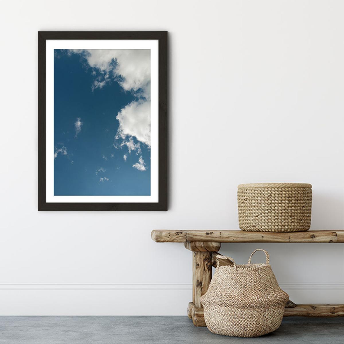 Sky Diving Art Print Black Frame – image 6