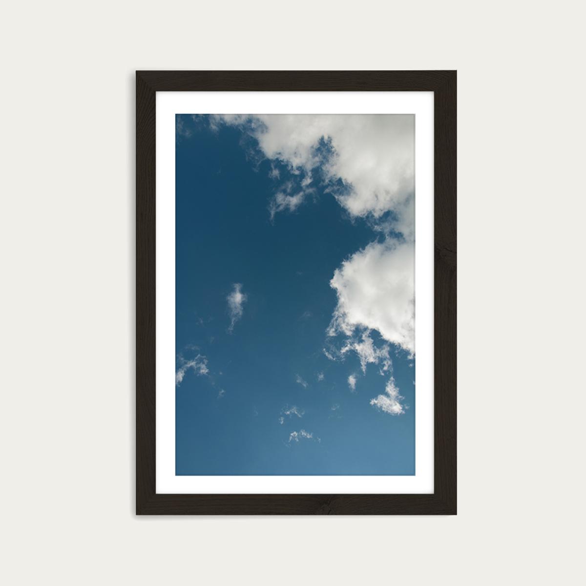 Sky Diving Art Print Black Frame – image 1
