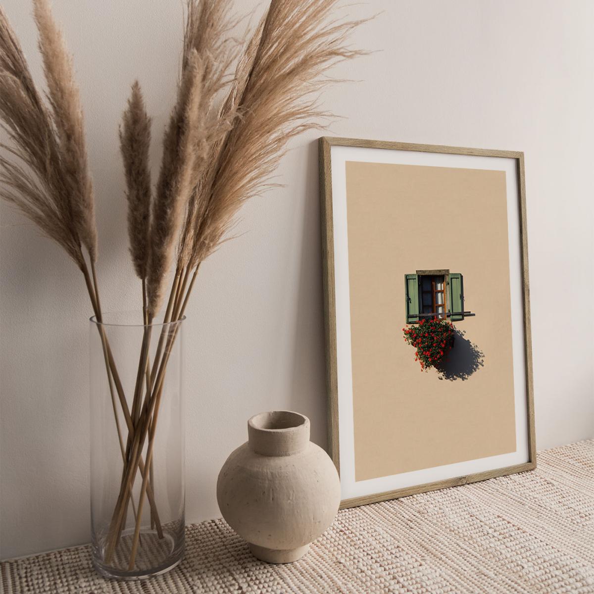 Local Gardener Art Print Oak Frame – image 3
