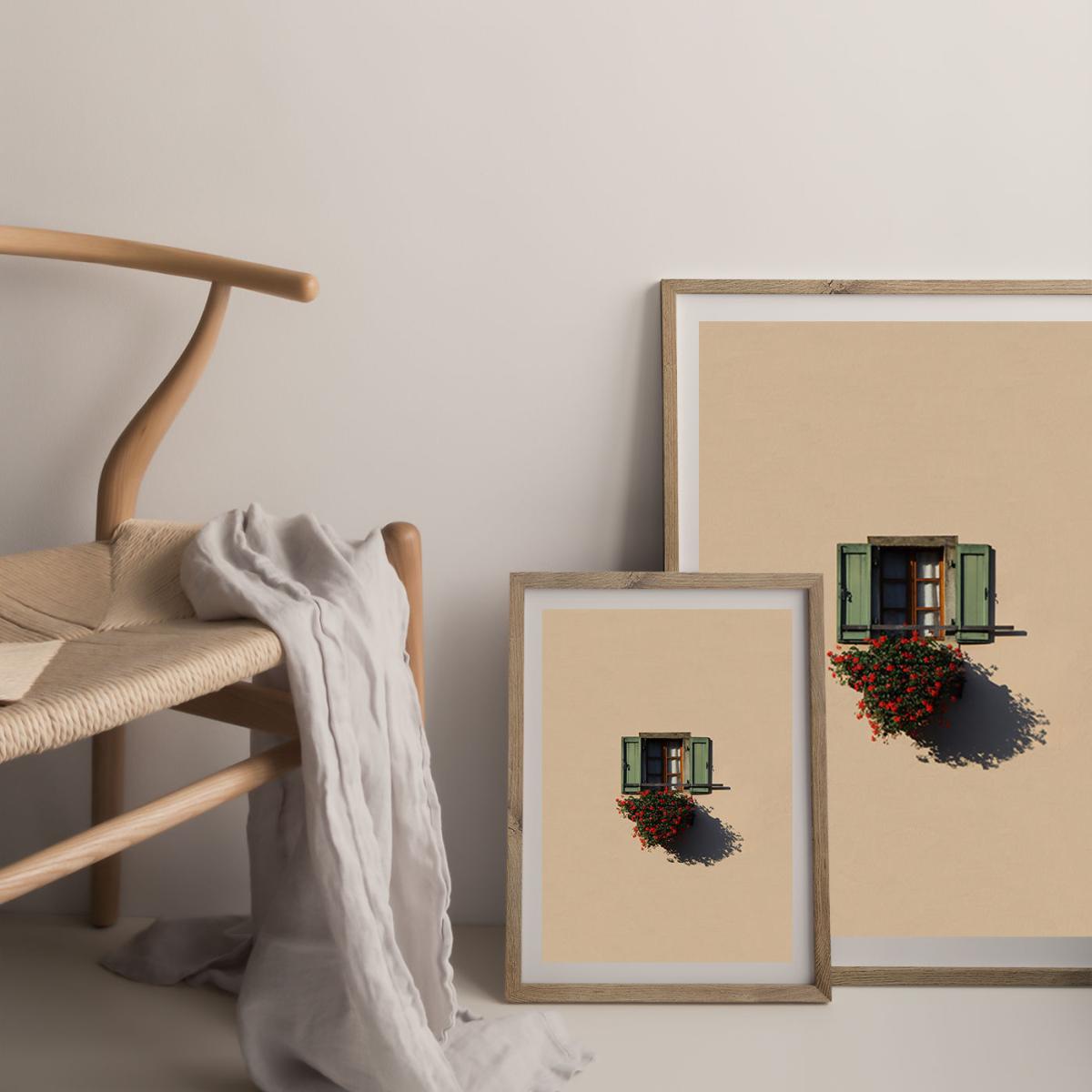 Local Gardener Art Print Oak Frame – image 8
