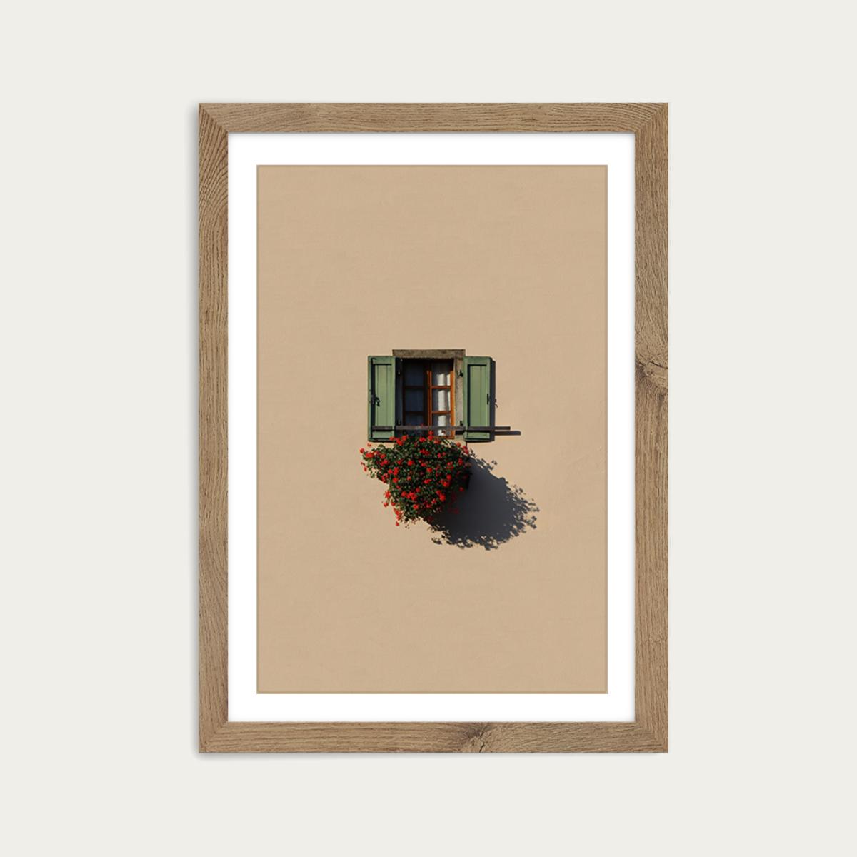 Local Gardener Art Print Oak Frame – image 1