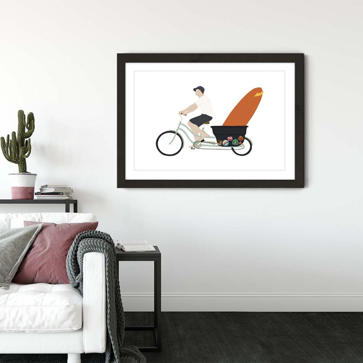 A Simple Life Art Print Black Frame – image 2