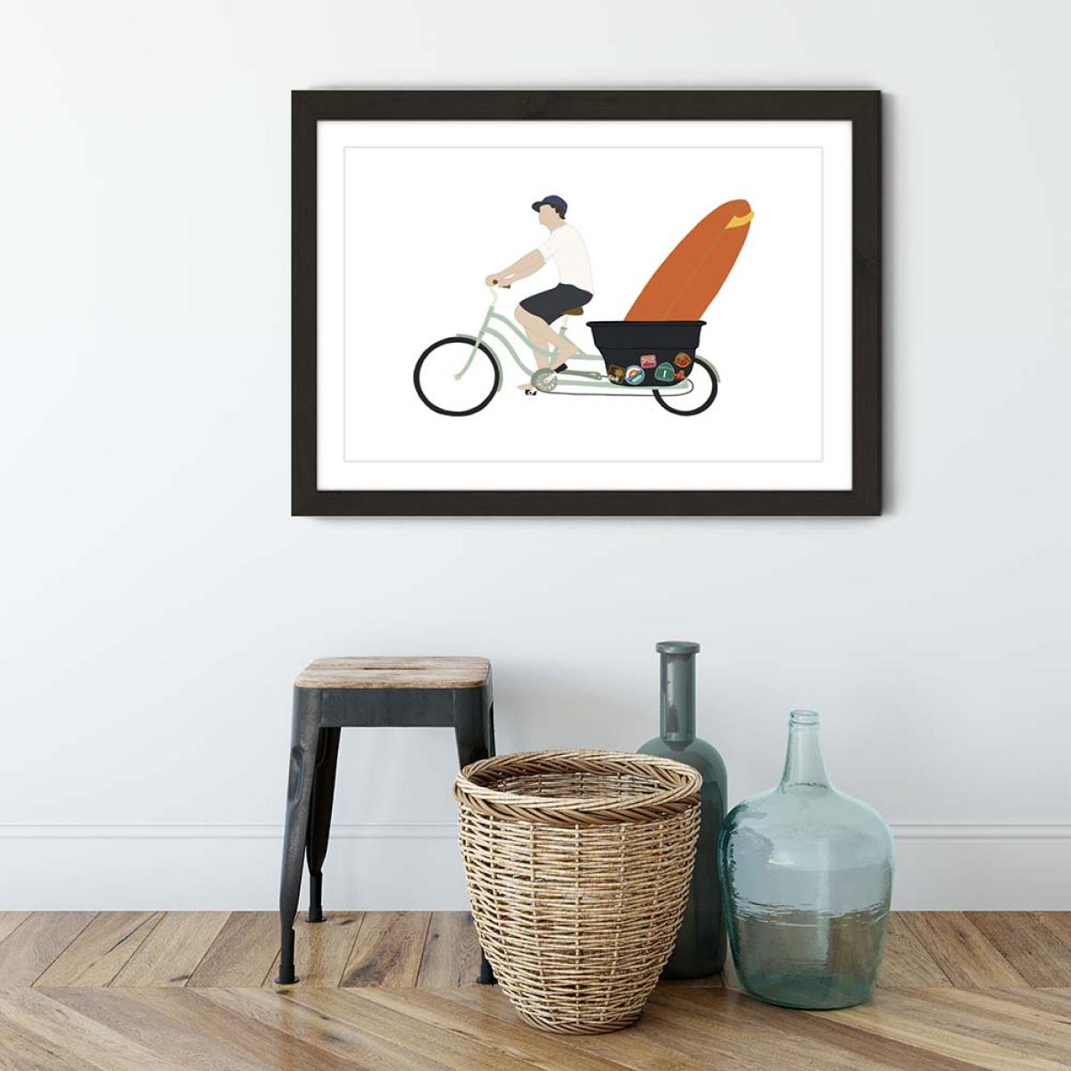 A Simple Life Art Print Black Frame – image 3