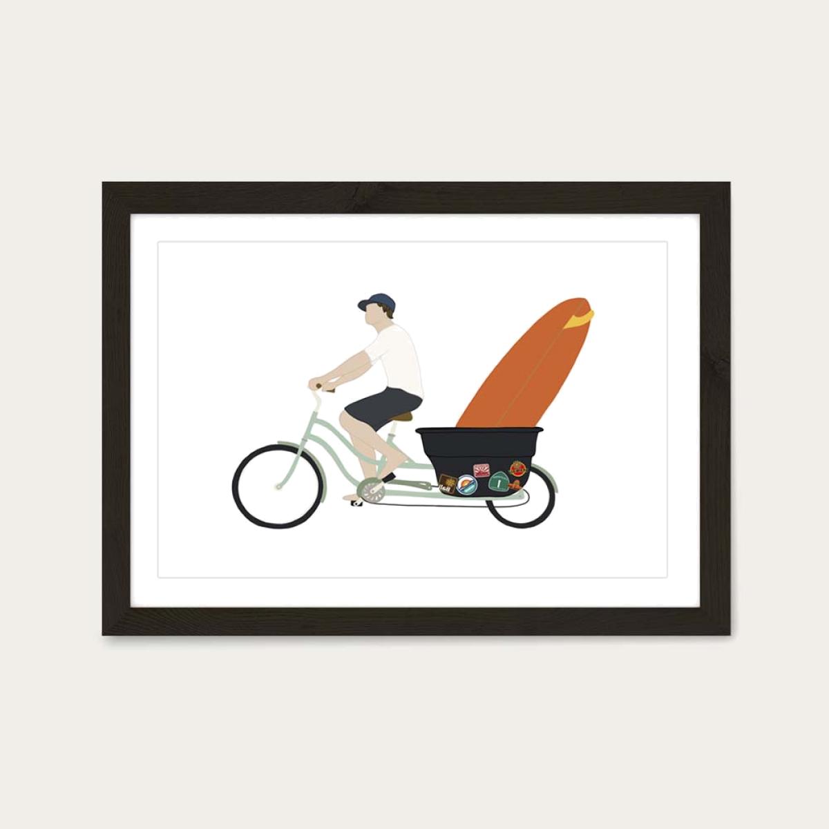 A Simple Life Art Print Black Frame – image 1