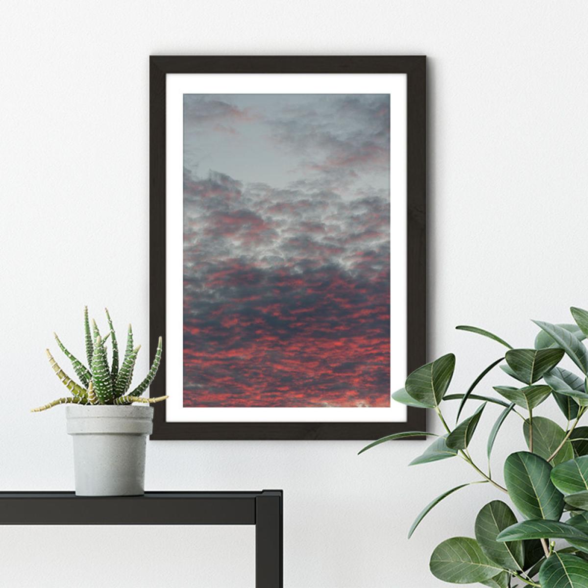 Cotton Candy Sky Art Print Black Frame – image 5