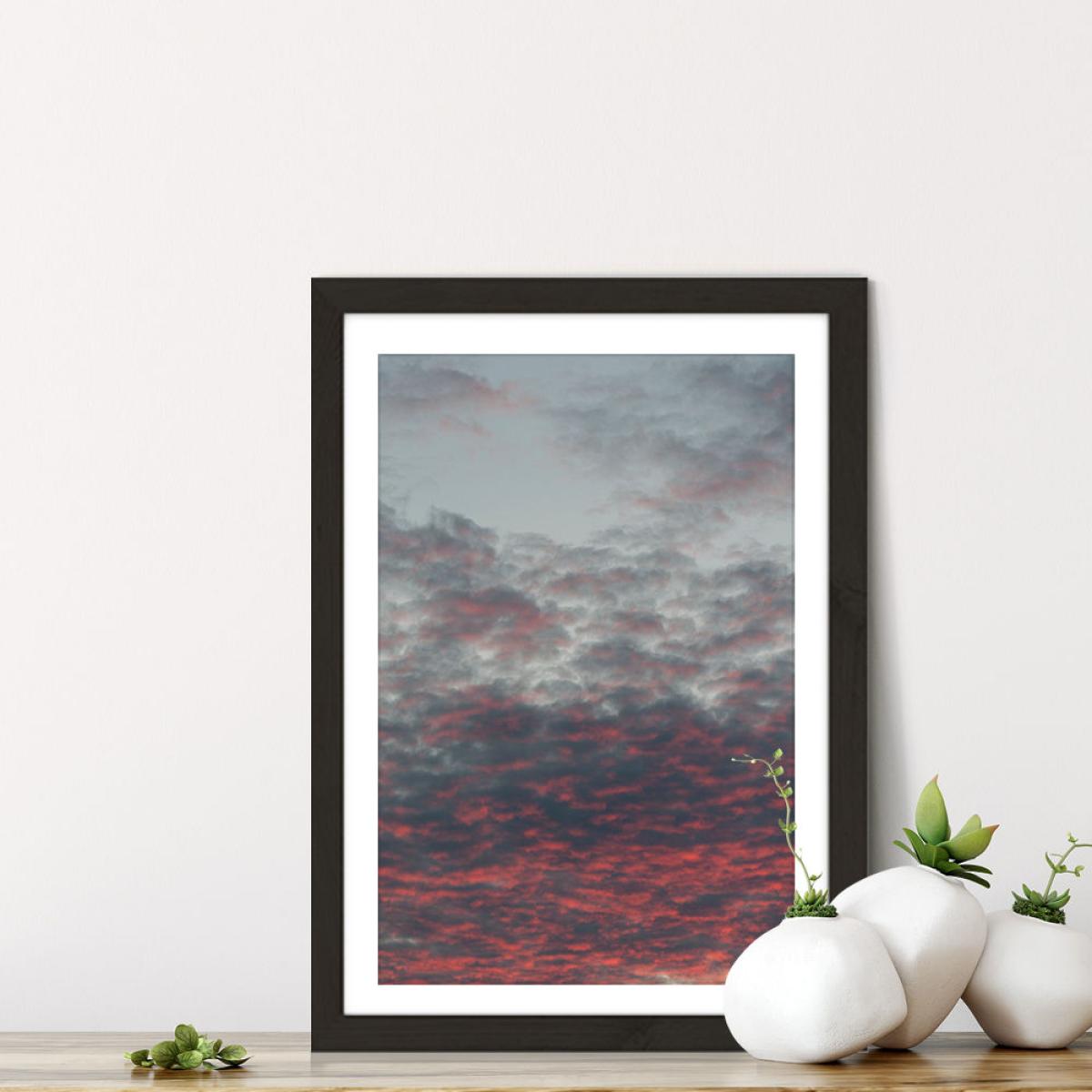 Cotton Candy Sky Art Print Black Frame – image 7