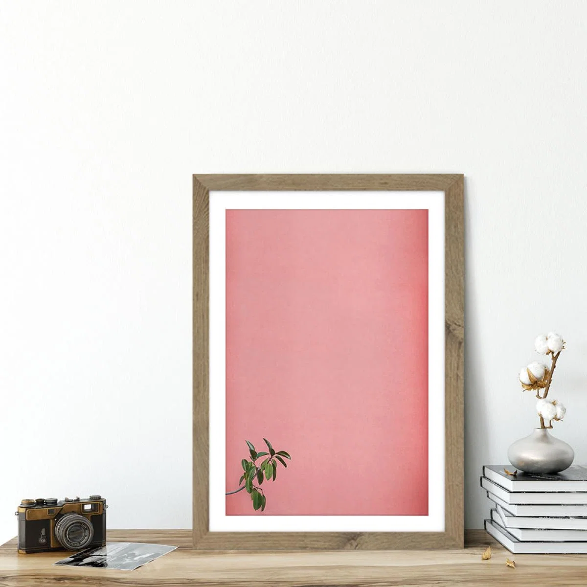 I Just Came to Say Hello Art Print Oak Frame – image 6