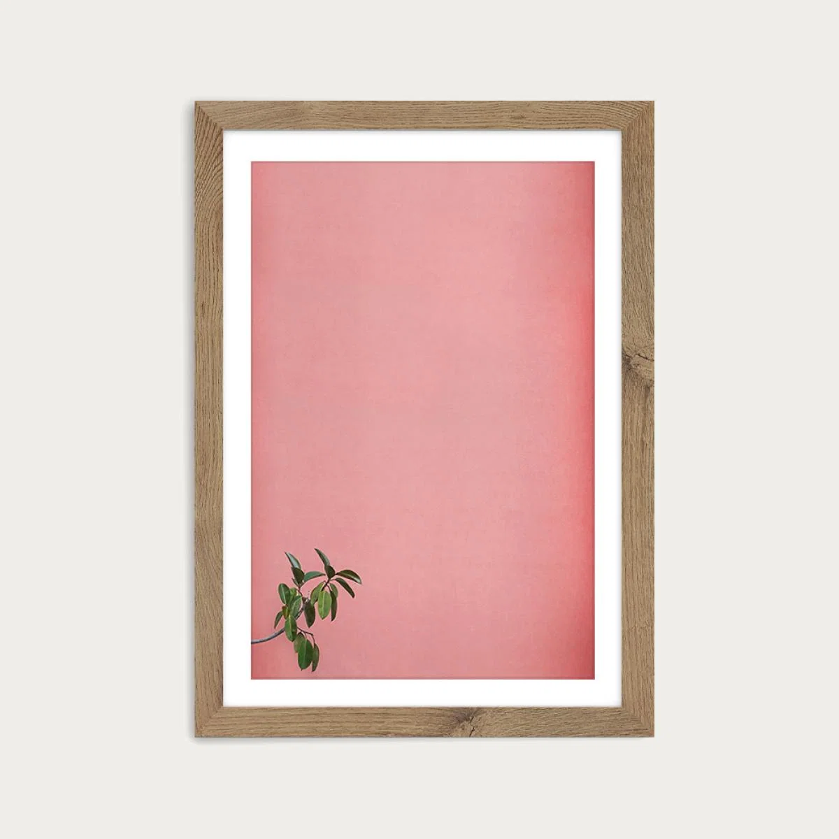I Just Came to Say Hello Art Print Oak Frame – image 1