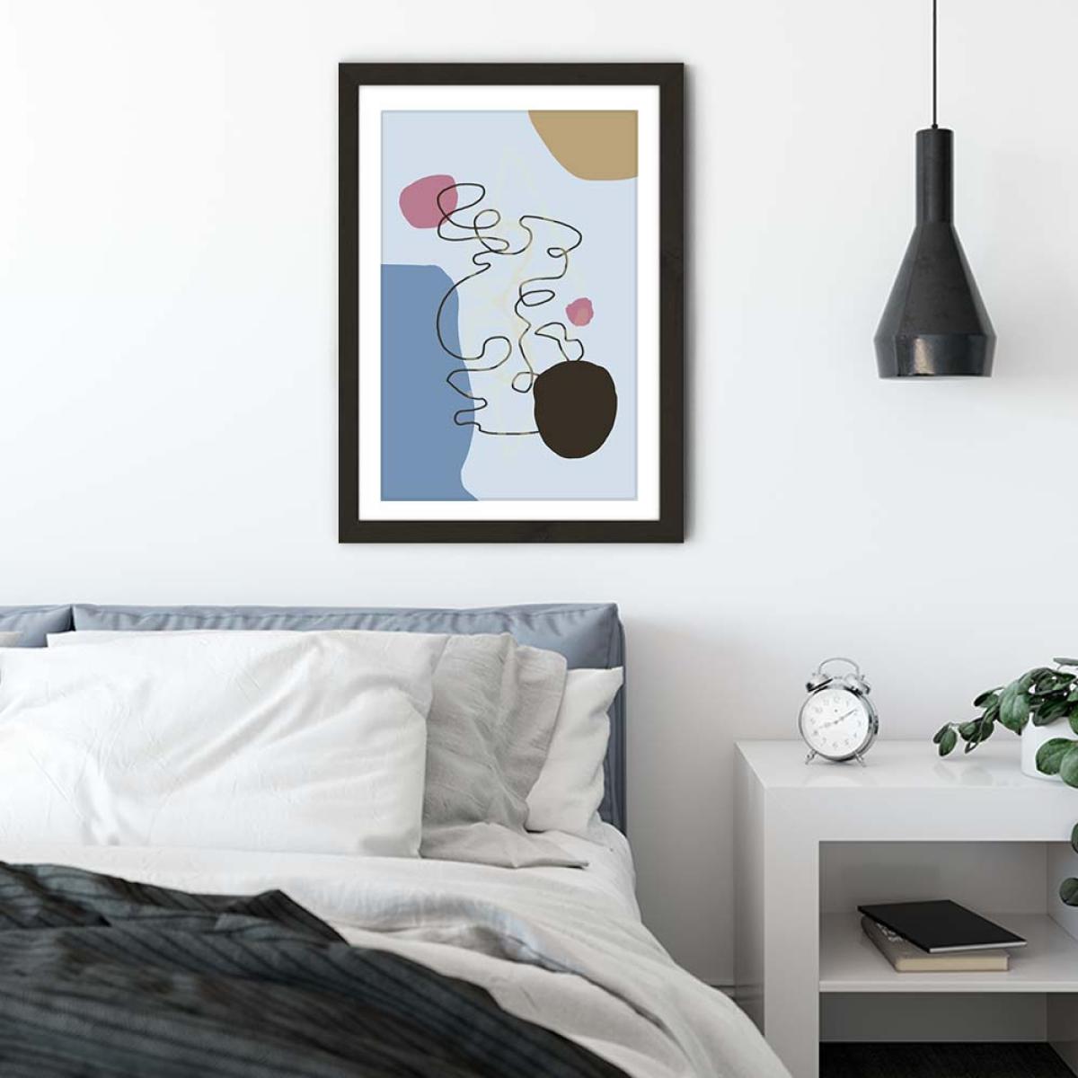 Floating Minds No.2 Art Print Black Frame – image 4