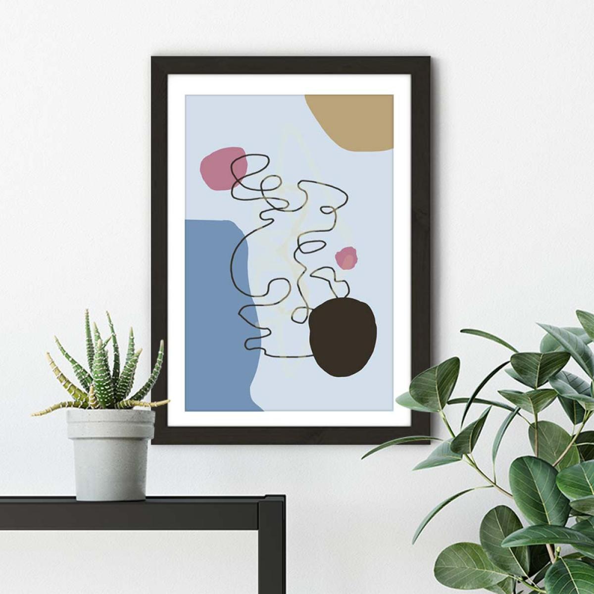 Floating Minds No.2 Art Print Black Frame – image 5