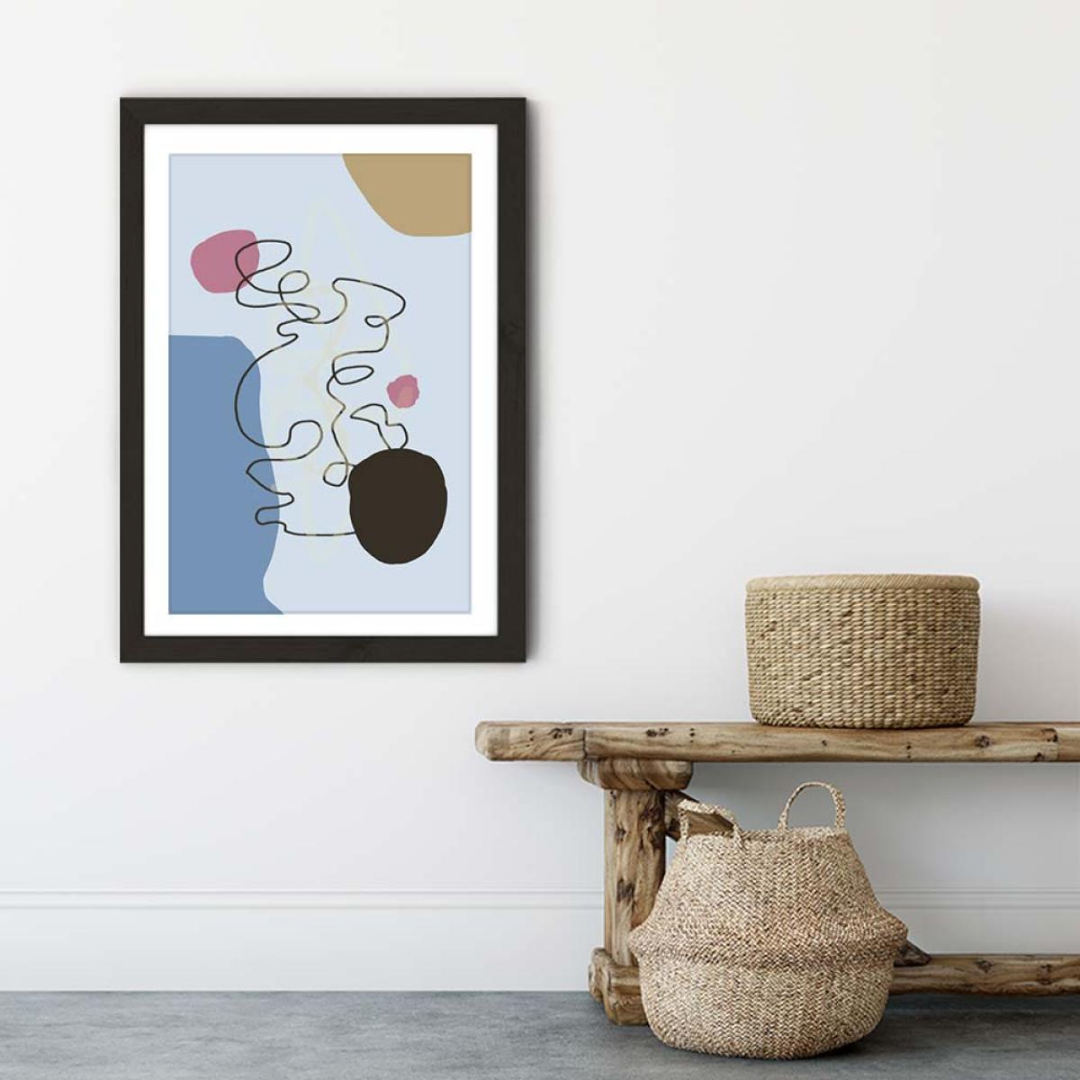 Floating Minds No.2 Art Print Black Frame – image 6