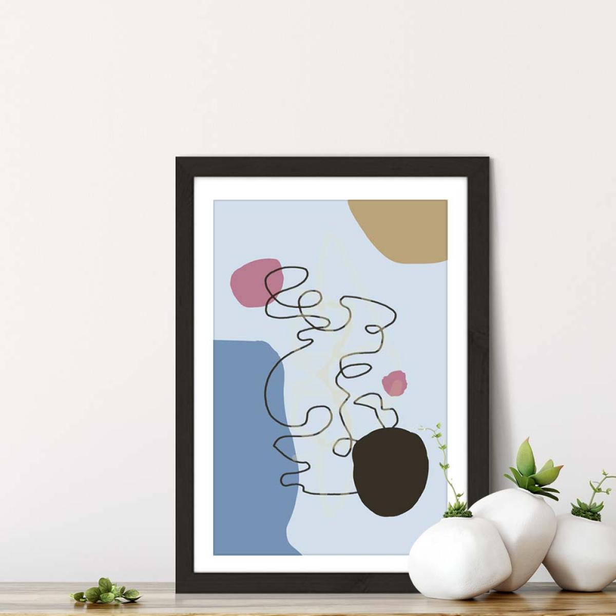 Floating Minds No.2 Art Print Black Frame – image 7