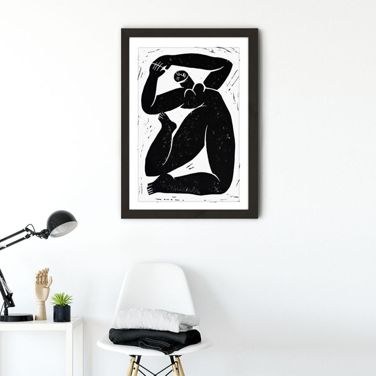 Choregraphic Character III Art Print Black Frame – image 2