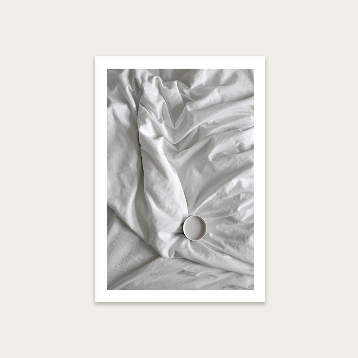 Coffee Time in Bed – You and Me Art Print Unframed