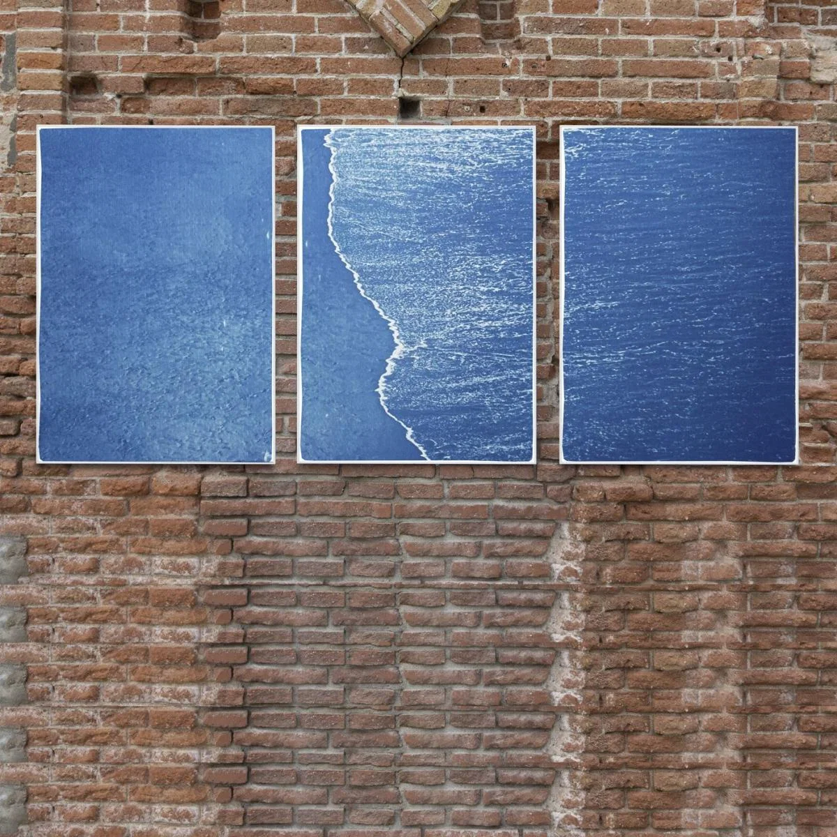 Calm Costa Rica Shore Handmade Cyanotype Art Print – image 2