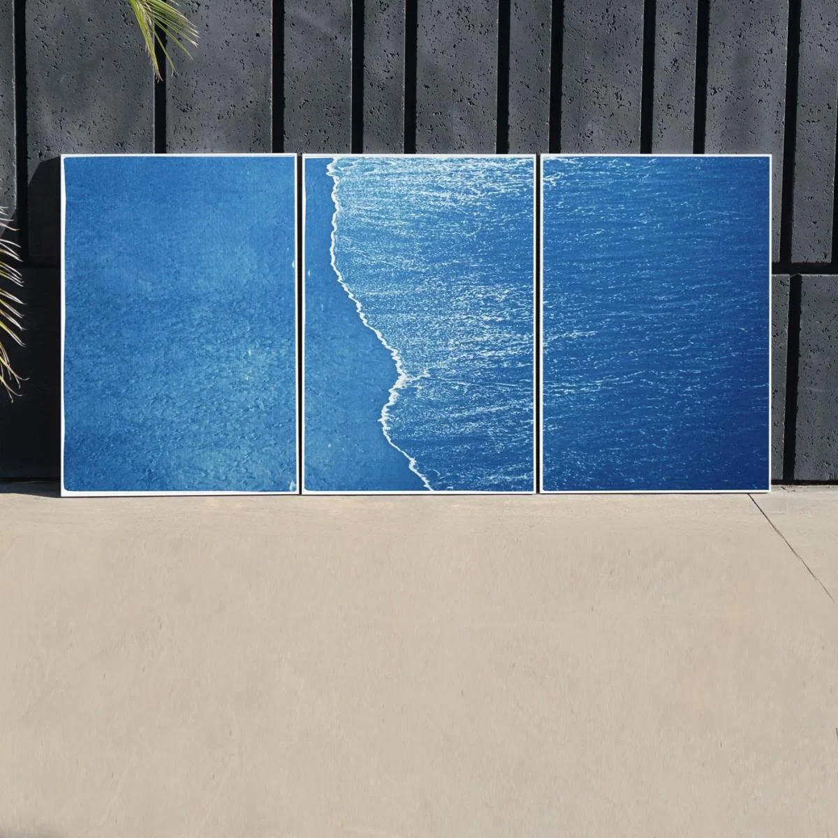 Calm Costa Rica Shore Handmade Cyanotype Art Print – image 4