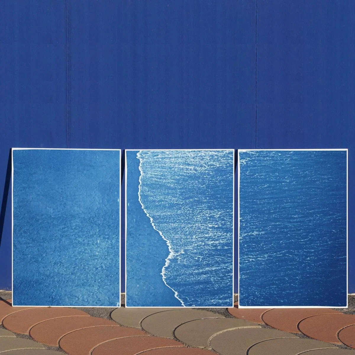 Calm Costa Rica Shore Handmade Cyanotype Art Print – image 9