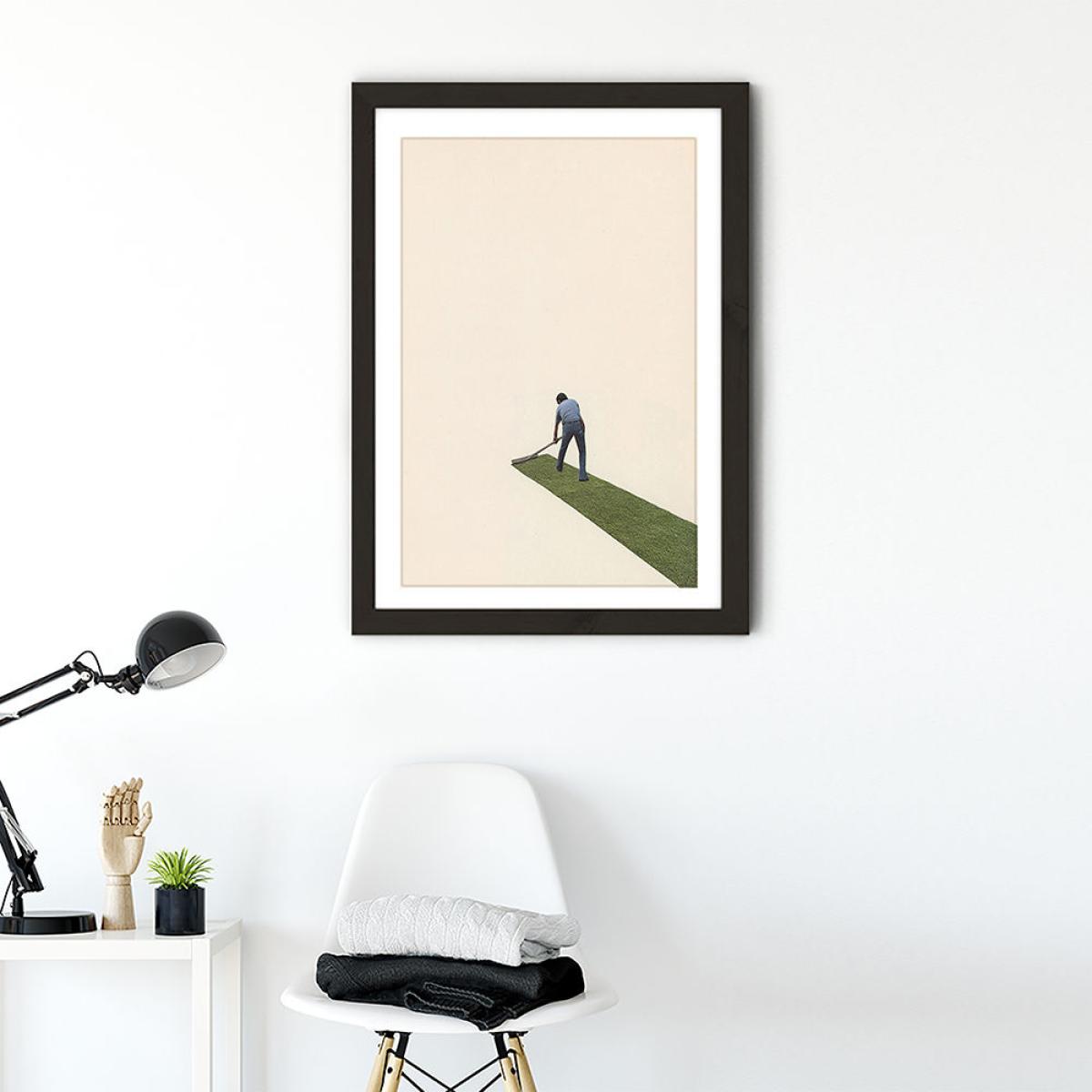 Gardener Art Print Black Frame – image 2