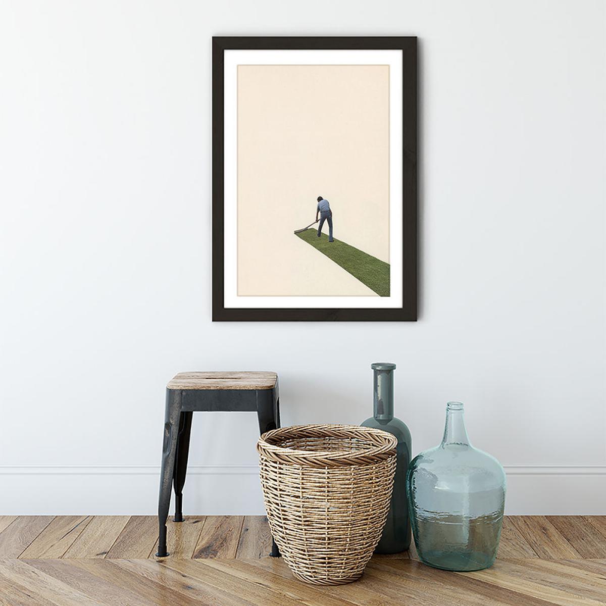 Gardener Art Print Black Frame – image 3