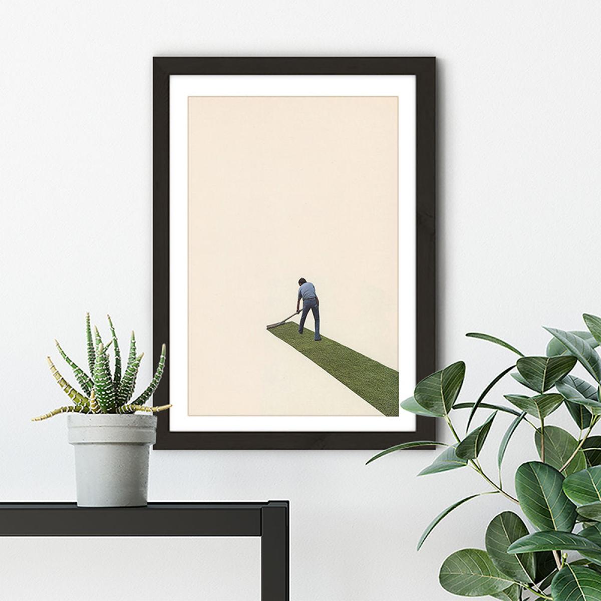 Gardener Art Print Black Frame – image 5