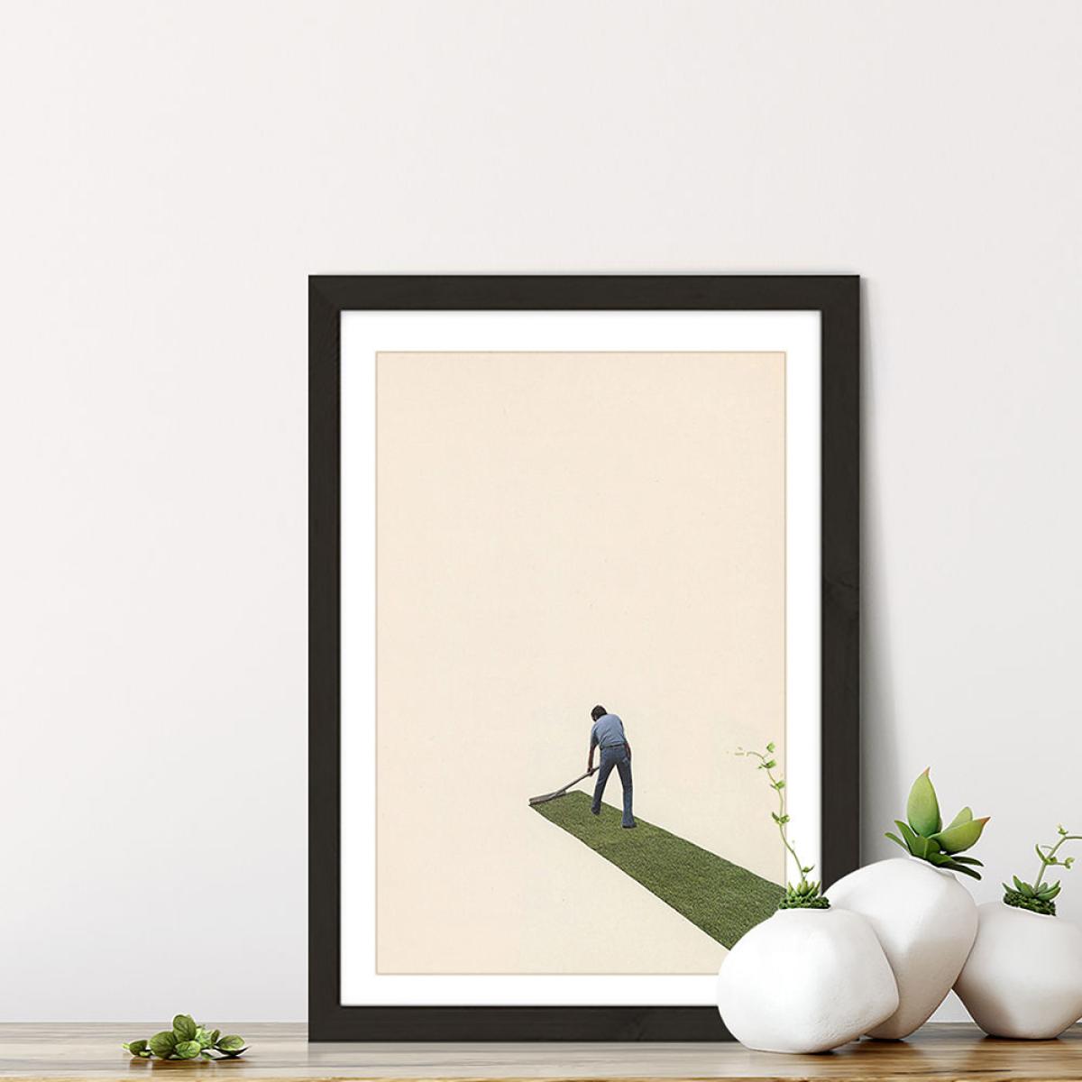 Gardener Art Print Black Frame – image 7