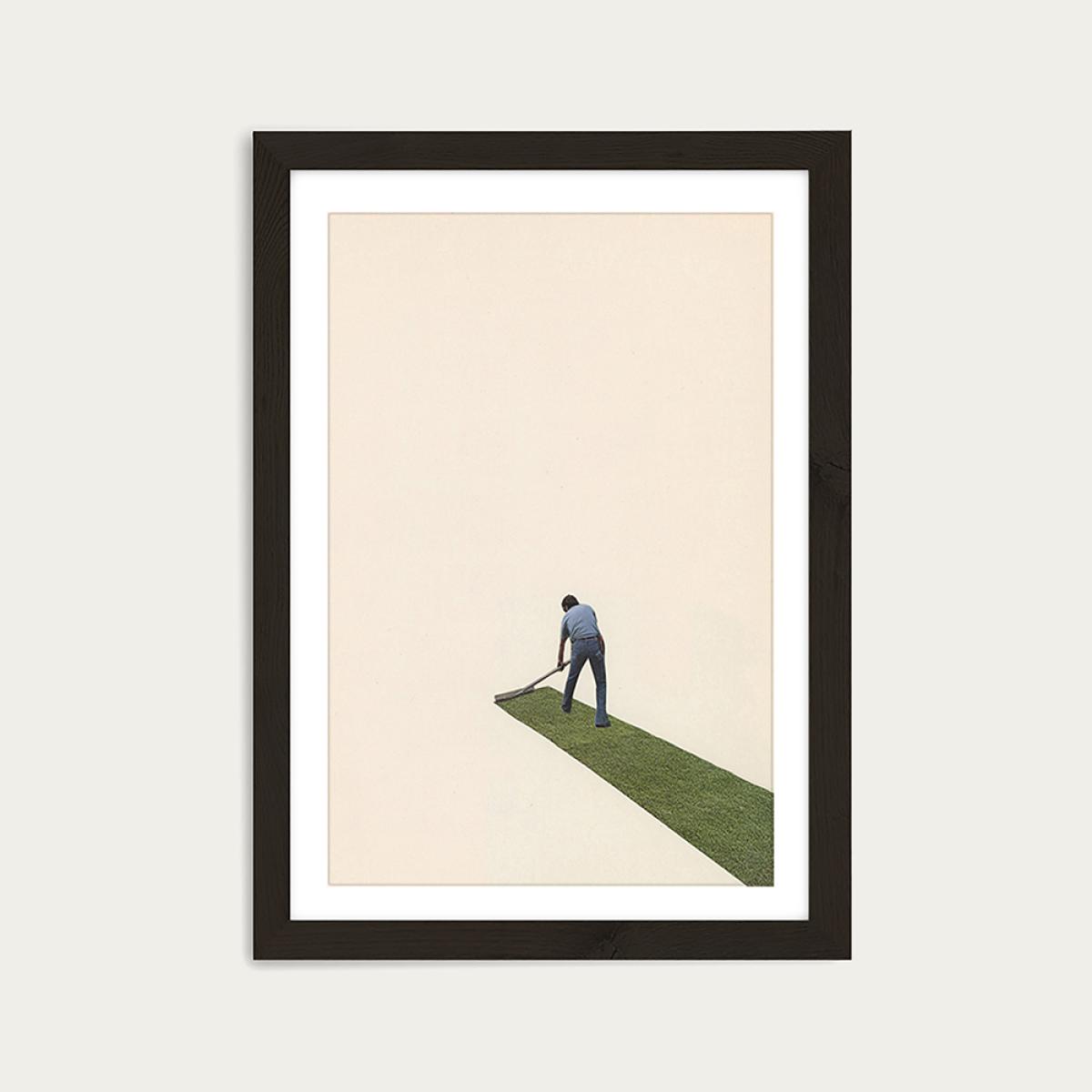 Gardener Art Print Black Frame – image 1