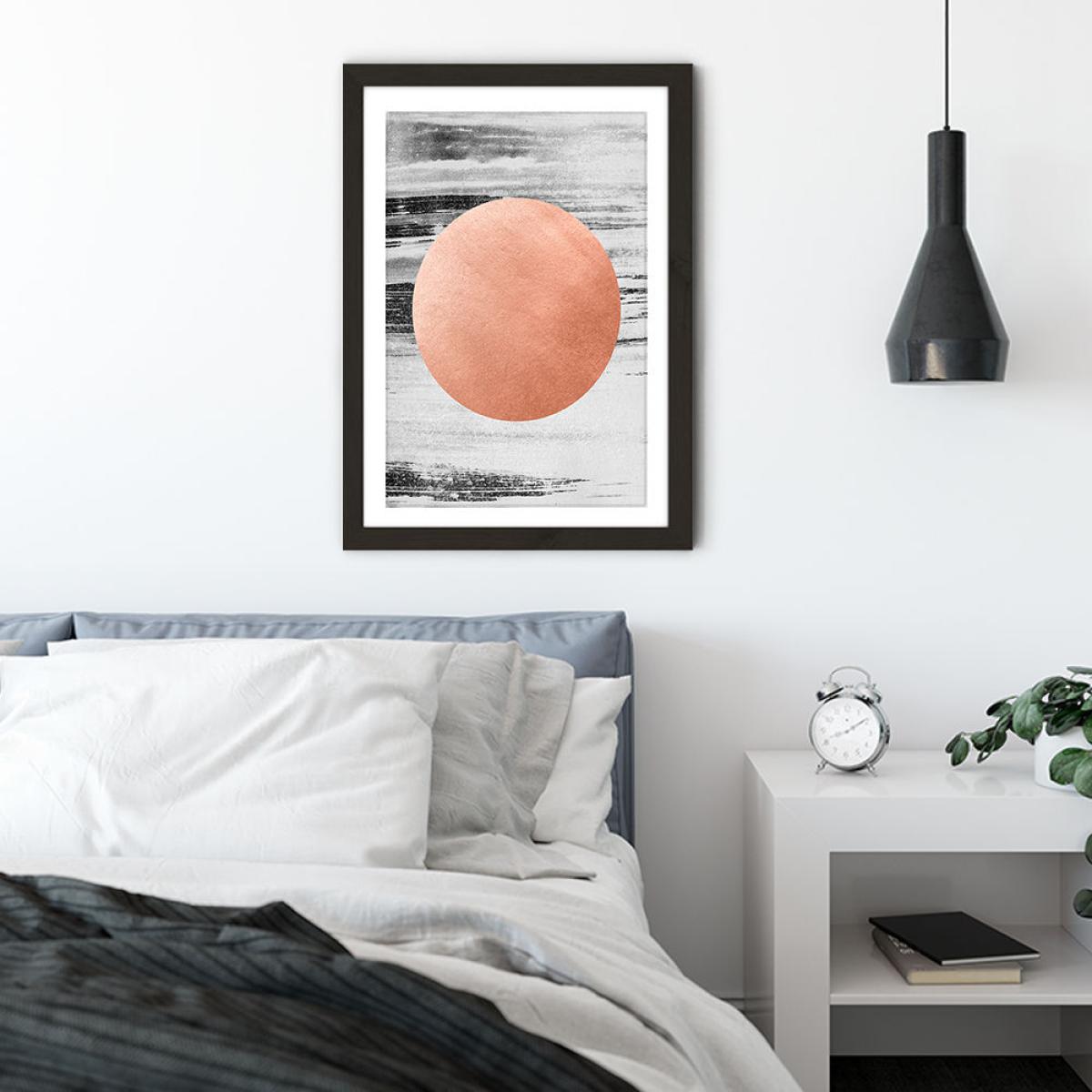 Rosegold No. 1 Art Print Black Frame – image 4